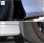 4Pcs Car Black Mud Flaps Mudguard Fender Cover Trim Replace for 2015-2024 2025 Charger SRT Hellcat & Daytona and 2019-2024 2025 Charger GT/RT/SCAT New Model - Image 4