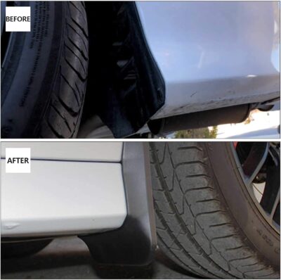 4Pcs Car Black Mud Flaps Mudguard Fender Cover Trim Replace for 2015-2024 2025 Charger SRT Hellcat & Daytona and 2019-2024 2025 Charger GT/RT/SCAT New Model - Image 4