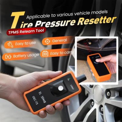 TPMS Relearn Tool for GM Tire Sensor, 2026 New Tire Sensor Reset Tool, Replacement Tire Pressure Monitoring System Sensors Activation Tool for GM Series Vehicle 2023 Edition (1 PCS) - Image 3