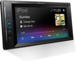 Pioneer DMH-241EX 6.2" Resistive Touchscreen, Double Din – Bluetooth, Backup Camera, AM/FM Radio, USB, FLAC Playback, Short Chassis, 13-Band EQ, 50W x 4 Output