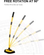 Car Wash Brush, with Extendable Extra-Long Handles & Scratch-Free Bristles, Car Washing Kit Makes Your Car Shine Like New - Image 5