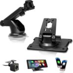 Portable Carplay Screen for Car, 10" Wireless Carplay & Android Auto, OTA Updates, Car Play Touchscreen with 1080P Backup Camera,GPS Navigation,Voice Control,5.0 Bluetooth (10inch) - Image 9