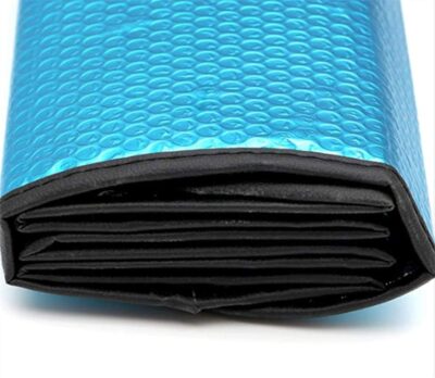 Car Sun Shade, Sun Protector,Foldable Front Window Shade-Thicken 5-Layer Bubble for Auto Windshield UV Protection and Heat Reflector 58"x 27.5" (Blue) - Image 4