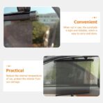 2pcs Car Window Curtains Sunshade 40x45cm Side Window Covers UV Protection for Safety and Heat Blocking Sunshade for Vehicle Interior - Image 9