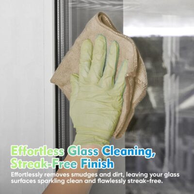 HOMEXCEL Brown Microfiber Cleaning Cloth 12 Pack, 12.5 x 12.5 inch Microfiber Towels for Cars, Ultra Absorbent Car Washing Cloth, Lint Free Streak Free Cleaning Rags for Car, Kitchen, and Window - Image 3