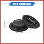 ACROPIX 2 Pcs Car Headlight Housing Dust Seal Cap, 65mm Universal for Aftermarket Headlamp Xenon Light LED Durable Rubber Black Car Parts - Image 6