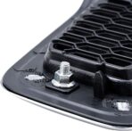 Compatible with 2014-2018 Jeep Cherokee 4-Door Grille Grill Cover Trim Insert Kit 7pcs (Black Mesh Grille + Chrome Moulding Trim) - Image 4