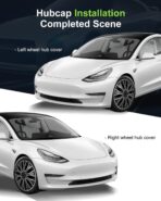 SCITOO 4pcs Wheel Rim Cover Hubcaps Set of 15-Inch Black & Silver can be Easily Installed on Car Truck SUV,Suitable for a Variety of Models,Beautiful and Rust-Proof. - Image 7