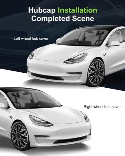 SCITOO 4pcs Wheel Rim Cover Hubcaps Set of 15-Inch Black & Silver can be Easily Installed on Car Truck SUV,Suitable for a Variety of Models,Beautiful and Rust-Proof. - Image 7