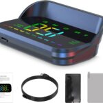 Heads Up Display for Cars, Color GPS Speedometer M23, HUD Display Car Windshield with Speed MPH, Compass Direction, Overspeed Alarm,Adaptive sensing light, USB Cable Plug & Play