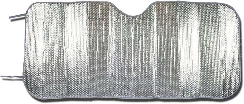 61yn2133GL._AC_SL1024_.jpg BDK Car Windshield Sun Shade - Standard Size Windshield Sun Shade Accordion Folding Style for Front Windshield - Heatshield Sunshade for Truck, SUV, & Van Car Window Shades Front Windshield - 57 x 24 - Image 1