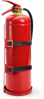 Bekith 2 Pack Fire Extinguisher Mount Wall Bracket, Heavy Duty Wall Hanging Bracket up to 5 lbs, Fire Extinguisher Holder for Home, Office, School, Laboratory - Image 3