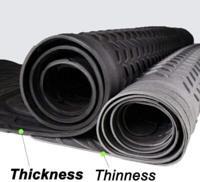 PIC AUTO Heavy Duty Rubber Trunk Cargo Liner Floor Mats, Trimmable to Fit for Car, SUV, Van, Trucks (Large, Black) - Image 3