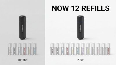 Car Perfume Diffuser, (UPGADED) Air freshener, Waterless Diffuser, Smart Ultrasonic Air Freshener with 6 Premium Fragrances, Automatic (On/Off), Car Gift for Men and Women (Black) - Image 10