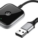 Wireless CarPlay Adapter for Apple CarPlay, Easy to Upgrade Wired CarPlay to Wireless, Instant Connectivity, Super Mini Car Play Dongle for iPhone Fit for Cars with Built-in CarPlay (Black)