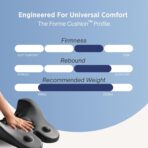 Lumbar Support Pillow for Office Chair - Lower Back Pain Relief Cushion with Adjustable SpineAlign™ Bolster, Memory Foam Pillow for Car, Couch, Gaming Seats - Dual Straps, Dark Grey - Image 9