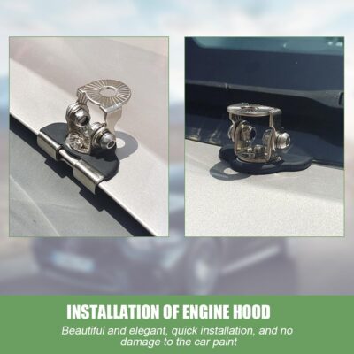 Car LED Light Bar Mounting Bracket, 2PCS Adjustable Vehicle Pillar Hood Lighting Mount Clamp Holder with Hex Wrenches, Auto Lamp Accessories, Universal for Off-Road Truck SUV (Black) - Image 4