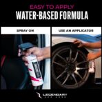 Legendary Gloss Dressing with Applicator 16oz - Tire Shine Spray & Plastic Restorer – Water Based & Non-Greasy Interior/Exterior Detailing Spray - Trim, Rubber, Vinyl & Plastic Restorer for Cars - Image 6