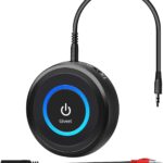 Giveet Bluetooth Transmitter for TV, 2-in-1 Bluetooth V5.3 Transmitter Receiver, Wireless AUX RCA Adapter for TV/Car/PC/MP3 Player/Home Theater/Switch, Low Latency, Pairs 2 Devices Simultaneously