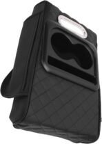 Car Center Console Armrest Pillow, PU Leather Memory Foam, 13.4in x 8.3in x 3in - Comfortable Driving, Non Slip Design, Fits SUVs Trucks Cars - Image 3