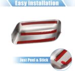 X AUTOHAUX Pair Car Exterior Chrome Plated Power Top Half Mirror Cover Cap for Ford F-150 FX4 XLT 2004-2008 - Image 5