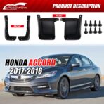 SPEEDWOW Mud Flaps Splash Guards Fit for 2016-2017 Honda Accord,Front and Rear 4 Piece/Set - Image 6