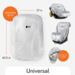 Baby Uma Infant Car Seat Cover Baby - UV Shielding & Heat Blocking Universal Sun Shade for Baby Car Seat, Reflective & Foldable PET Aluminium Cover - Image 4