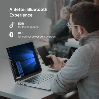 TP-Link USB Bluetooth Adapter for PC - Bluetooth 5.4 Dongle Receiver, Plug and Play, Nano Design, EDR & BLE, Supports Windows 11/10/8.1/7 for Desktop, Laptop, Keyboard, Mouse, etc (UB500) - Image 6