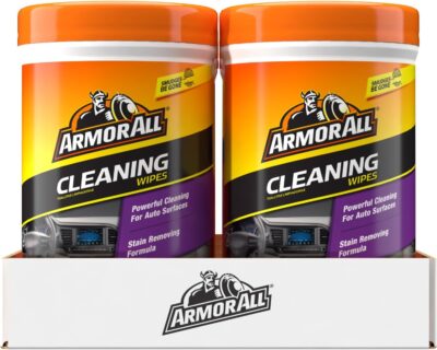Armor All Car Cleaning Wipes, Wipes for Car Interior and Car Exterior, 90 Wipes Each - Image 9