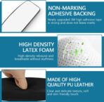 wuyaoyao 2PCS Car Door Armrest Pads, Soft Leather Elbow Pad Arm Rest for Car, Comfortable Car Knee Cushion, Automotive Elbow Leg Thigh Support Cushion Pillow, Interior Car Accessories (Black) - Image 3