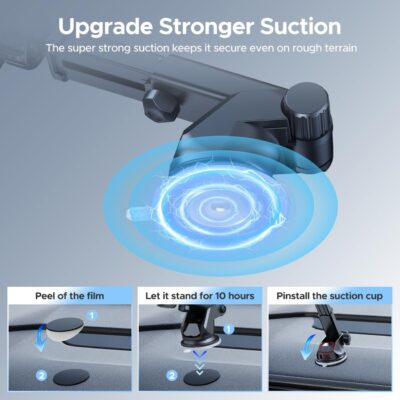 9.26'' Carplay Screen for Car with 2.5K Dash Cam and 1080P Backup Camera Portable Wireless Android Auto Screen GPS Navigation Mirror Link Voice Control Hands-Free for iOS 11+ Android 11+ - Image 7