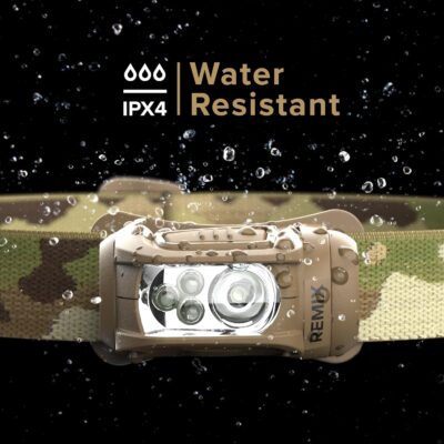 Princeton Tec Remix LED Headlamp (450 Lumens, Multicam w/Red LEDs) (RMX300-RD-MC) - Image 3