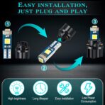 40 Pieces T5 T10 LED Bulbs Dash Lights with Twist Socket Instrument Dashboard LED Bulbs for Interior Car Lights Dashboard Instrument Panel Gauge Cluster Indicator Map Dome - Image 4