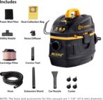 Vacmaster Professional Beast Series VFB511H 0201 5-Gallon 5.5 Peak HP Wet/Dry Vac, Black - Image 2