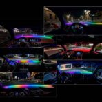 Acrylic Interior Car LED Strip Light with Motion-Activated Switch, 55.1" Neon Ambient Light, RGB Colors, APP/Touch Control, Music Sync - Image 7