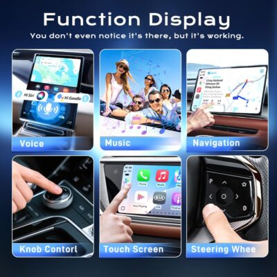Wireless CarPlay Adapter Carlinkit MINI Ultra3│Plug & Play Convert Wired Carplay to wireles s CarPla y│Convert Wired Android AUTO to wireles s Androi d Auto│for OEM CarPla-y & OEM Android AUT-o Cars - Image 6