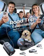AINOPE 108W Multiple Ports Car Charger, Road Trip Essentials for Kids, Travel Essentials for Long Trips, 6-Port USB C Cigarette Lighter Adapter Fast Charging for iPhone 17 16 15 for iPad [+5FT Cable] - Image 2