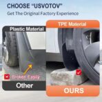 Car Mud Flaps for Porsche Macan 2014-2025 Custom Fit Splash Guards Fender Flares Front Rear Mud Guards Protects Vehicle from Dirt Rocks & Snow - Image 2