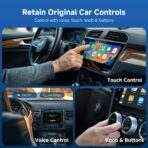 D7 USB C Wireless CarPlay Android Auto Mini Adapter 2-in-1, Alloy Shell, Compatible with 2016+ Factory-installed Wired CarPlay/Android Auto Car, Plug & Play Car Play Dongle for iPhone & AndroidPhone - Image 5