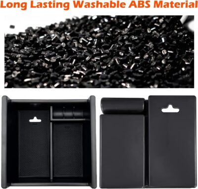 JOJOMARK Compatible with Toyota 4Runner Accessories Center Console Tray Organizer Armrest Box Storage Fit for 4Runner 2010-2019 2020 2021 2022 2023 2024 (Console Organizer) - Image 5