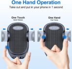 vanva Universal Air Vent Car Mount, [ Big Phones & Thick Case Friendly ] Cell Phone Holder for Car Hands Free Clamp Cradle Vehicle fit for All Apple Smartphone - Image 6