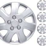 BDK Hubcaps Wheel Covers For (2006-2014) Toyota Camry 16 Inch Hubcaps Set Of 4, Snap-on Direct OEM Replacement For Toyota Camry Hubcaps 16 Inch Wheel Covers Impact-Resistant High Durability