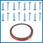 4pcs Black Straight Car Rear Lower Bumper Splitter Lip Wing Diffuser Shark Fin Spoiler Universal with Screw for Car SUV Item Replacement - Image 5