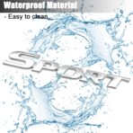 2PCS 3D Metal Sport Emblem for Car, Premium Decals Emblem, Trunk Fender 3D Sticker Modification (Silver) - Image 3