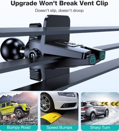 VICSEED [No.1 Powerful Suction] [Rally Racing-Grade Stability] Phone Holders for Your Car 2026 Upgraded Car Phone Holder Mount Truck Stand for Dashboard Windshield Vent for iPhone Samsung All Phones - Image 7
