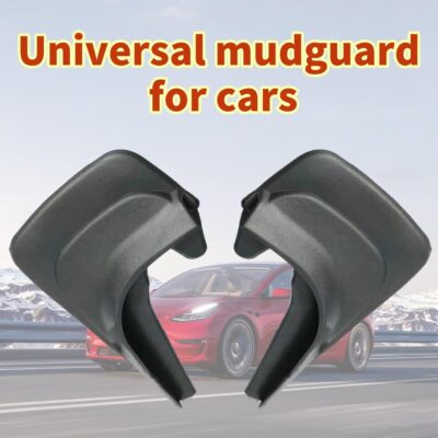 2 Pcs Mud Flaps Splash Guards Mudguards Mudflaps with Hardware Kits Accessories,8.27 Inches X 12.6inches Tire Rear Trim,Universal for Most Cars, Suvs (Black) - Image 3