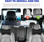 2PCS Car Headrest Pillow,Soft & Comfortable Car Neck Pillow for Driving Fatigue Relieve,All-Season Universal Cars Head Rest Pillows Automotive Interlor Accessorles for Cars,SUVs - Image 6