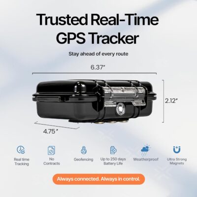 Brickhouse Security GPS Car Tracker - Hidden Tracker for Vehicles - Long Lasting Battery 140-Day LTE GPS Tracking Device for Vehicles with Magnetic Case & Extended Battery - Subscription Required - Image 6