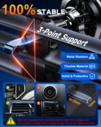 2026 Upgraded TEC & Fan Cooling Magnetic Wireless Car Charger, For 15W Magsafe Car Mount Charger, Air Vent Dashboard Fast Charging Car Phone Holder for iPhone 17/16/15/14/13/12, Samsung ＆ Pixel - Image 9