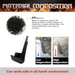 x xotic tech 4PCS Car Front & Rear Mud Flap Splash Guards Compatible with Honda Civic 11th Gen 2022 2023 2024 2025 2026 Fender Flare Mudguard Dirt Slush Trap Protector w/Hardware Accessories - Image 4